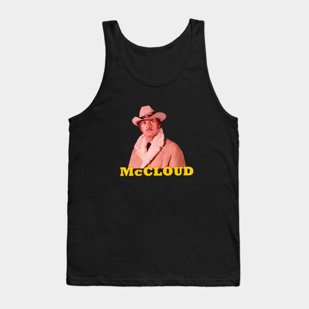 McCloud - Dennis Weaver - 70s Tv Show Tank Top by wildzerouk